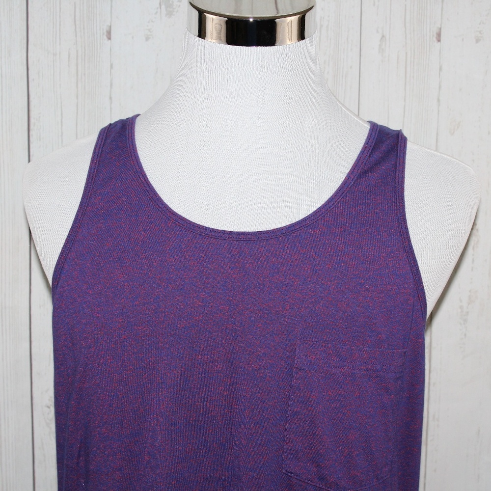 Rainbow One Size Purple Speckled Pink Tank Top - Picture 4 of 8